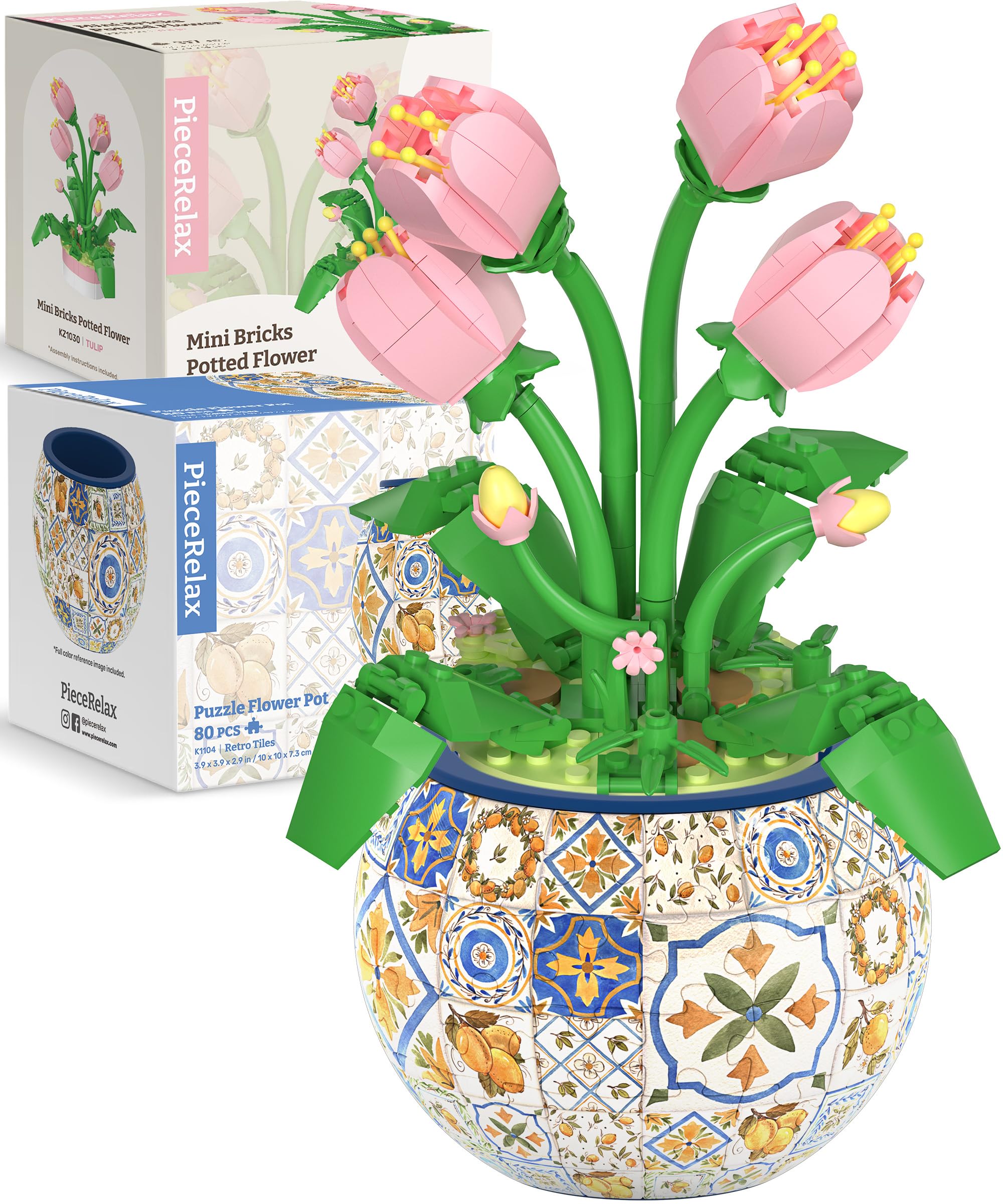 Amazon.com: PieceRelax Puzzle Planter and Flower Decoration